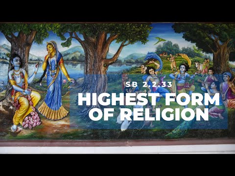 Highest Form of Religion | SB 2.2.33