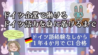 1年4か月でドイツ語C1合格した女のドイツ語勉強経験談【ドイツ企業のITエンジニア】