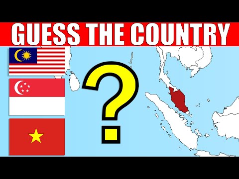 Guess The Country on The Map – MEDIUM LEVEL | Geography Quiz Challenge