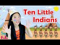 Ten Little Indians with lyrics and Actions|Sing and Dance Along-numbers counting song 1-10