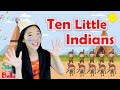 Ten Little Indians With Lyrics And Actions Sing And Dance Along Numbers Counting Song 1 10