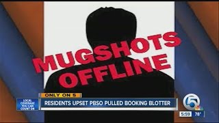 Palm Beach County Sheriff's office pulls booking blotter