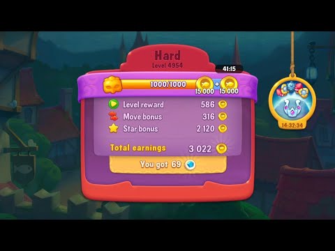 Fishdom Masquerade Ball Win Strikes Level 4949 - 4954