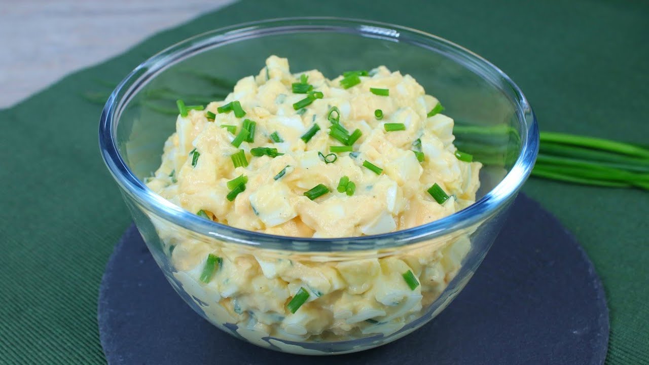 EIERSALAT MIT MAYONNAISE - Einfache Rezepte EIERSALAT MIT MAYONNAISE - Einfache Rezepte