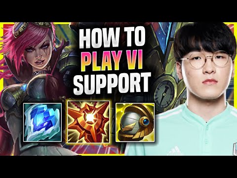 LEARN HOW TO PLAY VI SUPPORT LIKE A PRO! - DWG Kellin  Plays Vi Support vs Senna! | Season 2022