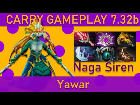 Yawar Naga Siren Carry Gameplay - High MMR Dota 2