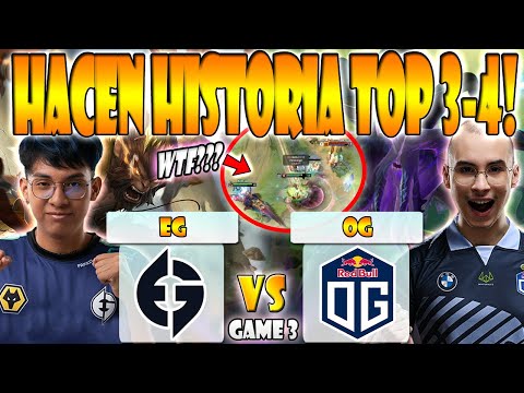 EG VS OG BO3[GAME 3]ELIMINACIÓN - PAKAZS, WISPER VS YURAGI, BZM - ESL ONE BERLIN MAJOR 2023 - DOTA 2