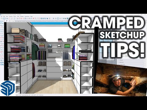 My TOP Tips for Modeling in Tight Spaces in SketchUp!