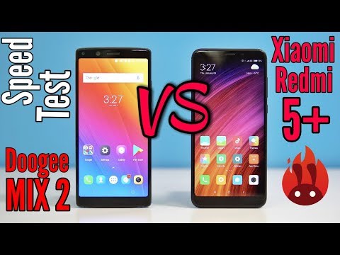 Xiaomi Redmi 5 Plus VS Doogee MIX 2 - SPEED TEST
