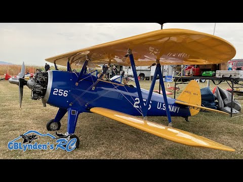 RC Plane Crash | Giant Scale PT-17 Stearman With Moki Radial Engine