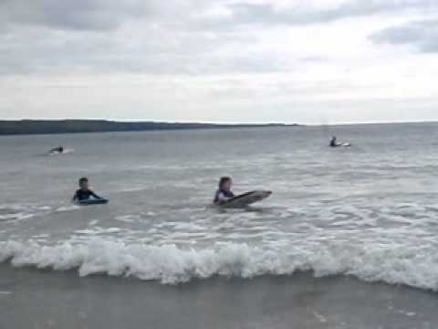 szymon and filip bodyboarding in lahinch