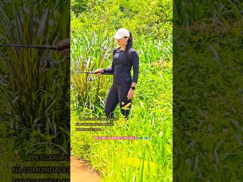 ELIETE CORRETORA PEGANDO VARIOS PEIXES NA PESCARIA EM MALACACHETA MG