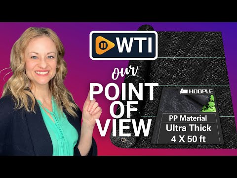HOOPLE PP Premium Garden Weed Barrier - WTI product video review