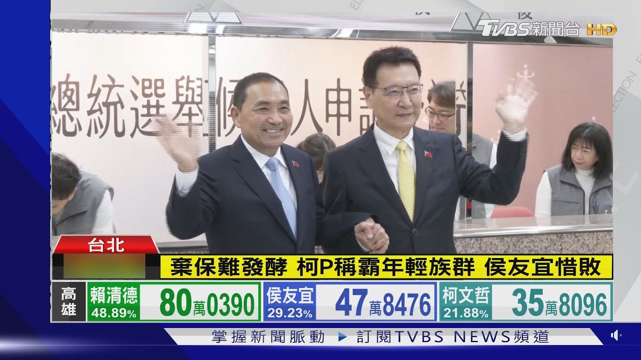 棄保難發酵!柯P稱霸年輕族群 侯友宜惜敗
