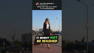 DRESS HOW YOU WANT TO BE ADDRESSED