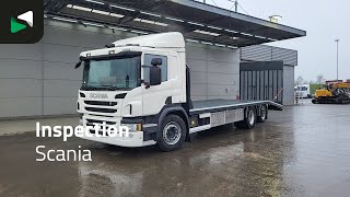 Scania P450 P 6X2 8,80m Machine Transporter Winch Lift+Steering Axle Eu car transporter for sale - Image 4 | Autoline SG Scania P450 P 6X2 8,80m Machine Transporter Winch Lift+Steering Axle Eu car transporter | Image 4 - Autoline