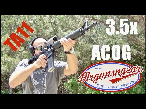 mounting a red dot sight on top of your acog