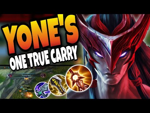 Yone The One True Carry Destroy Akali Midlane Gameplay (S Rank) - WILD RIFT
