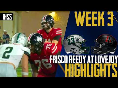 Lovejoy Dominates Frisco Reedy 56-17 Behind Gahan's 4 TDs