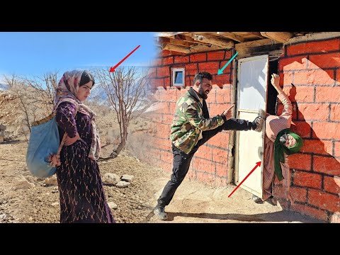 The wicked first wife prevents her husband from going to bring back his second wife.