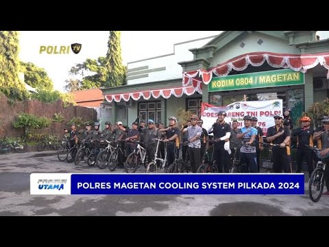 KAPOLRES MAGETAN GOWES KAMTIBMAS COOLING SYSTEM PILKADA 2024