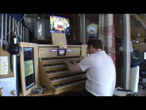 trumpet voluntary improvisation by ERIC DALEST scots virtual pipe organ