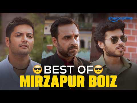 Mirzapur Boiz Ka JALWA hai 🔥 | Pankaj Tripathi, Ali Fazal, Divyenndu | Mirzapur | Prime Video India