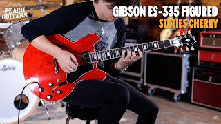 Video thumbnail for No Talking...Just Tones | Gibson ES-335 Figured Sixties Cherry - 216520122 by Peach Guitars