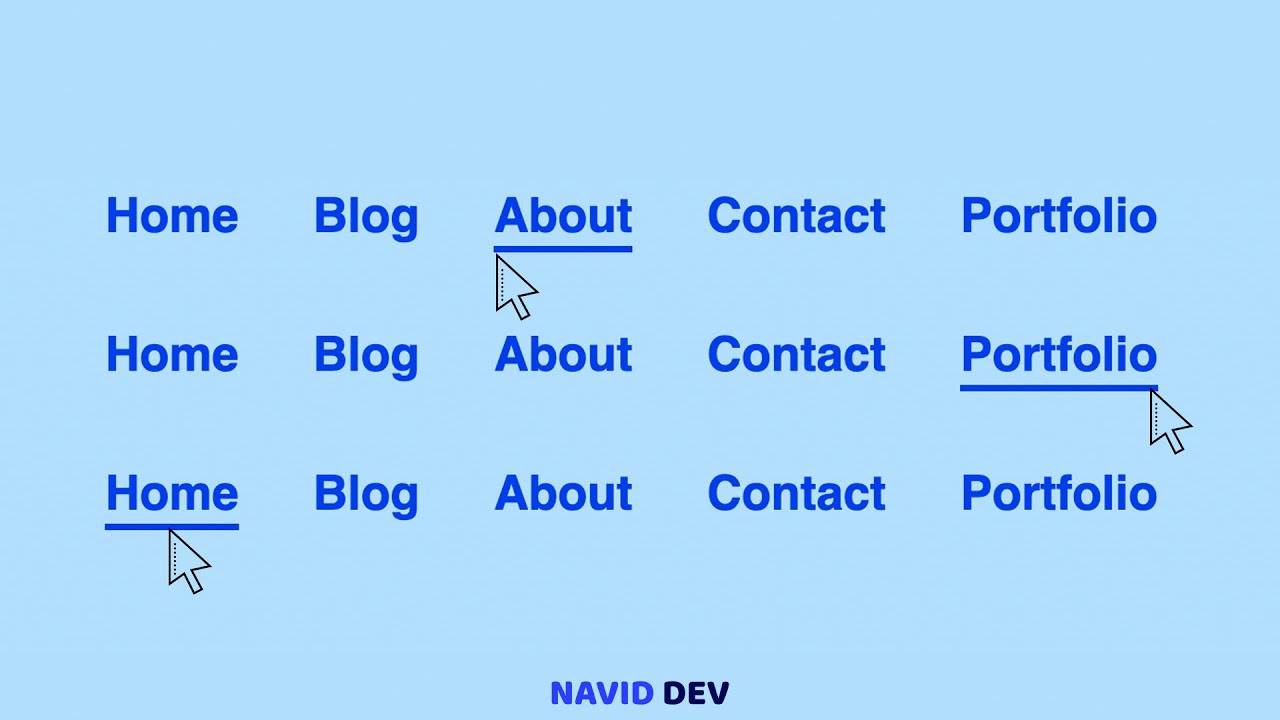 Create Underline Link Hover Effect – CSS Only
