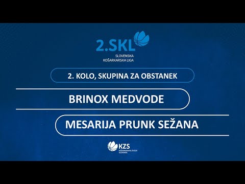 Brinox Medvode : Mesarija Prunk Sežana - 2. kolo, za obstanek - 2. SKL za moške - Sezona 2020/21