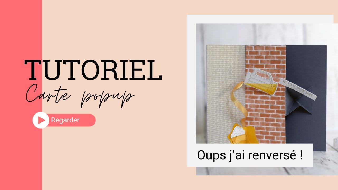 Carte popup : Une bière renversée facade placeholder