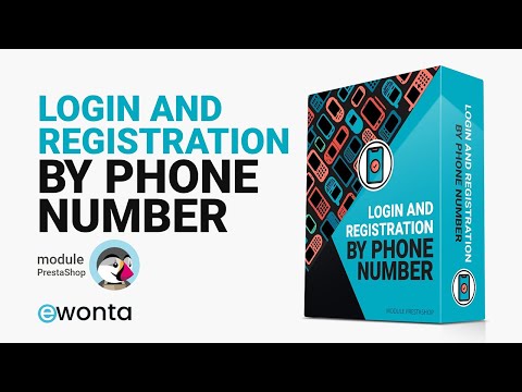 Login and Registration by Phone Number - Module for CMS PrestaShop