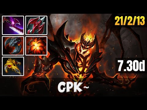 Gpk | Shadow Fiend | Dota 2 Pro Gameplay - Patche 7.30d