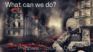 What can we do? Philippians 4:6