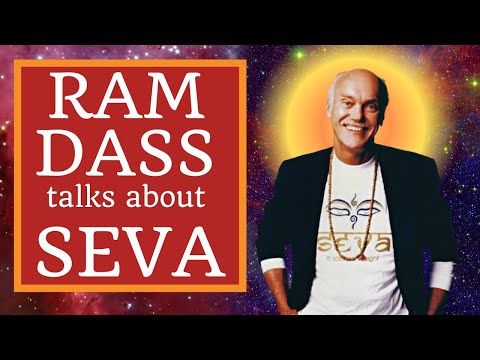 Ram Dass talks about Business and Service with Seva