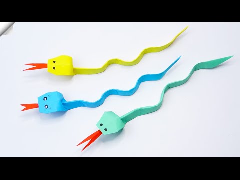 Amazing Paper origami Snake | Paper crafts