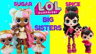 LOL SURPRISE Sugar & Spice Big Sisters Compilation DIY Shopkins Shoppie Custom Makeover