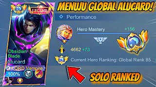 Download lagu ROAD TO GLOBAL ALUCARD! SOLO RANKED NABRAK GLOBAL 3 BRUNO & 4 BADANG 🔥 | MLBB mp3