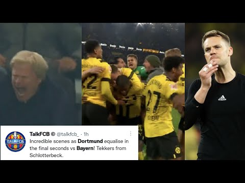 Football community reacts to Borussia Dortmund Epic comeback to break Bayern 8 Match winning streak