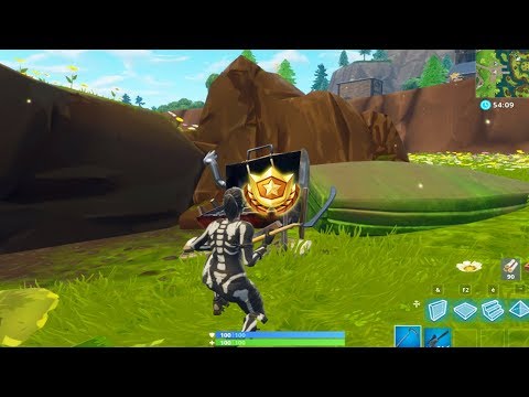 etoile cachee semaine 9 emplacement saison 6 sur fortnite battle royale - etoile de combat semaine 9 fortnite saison 8