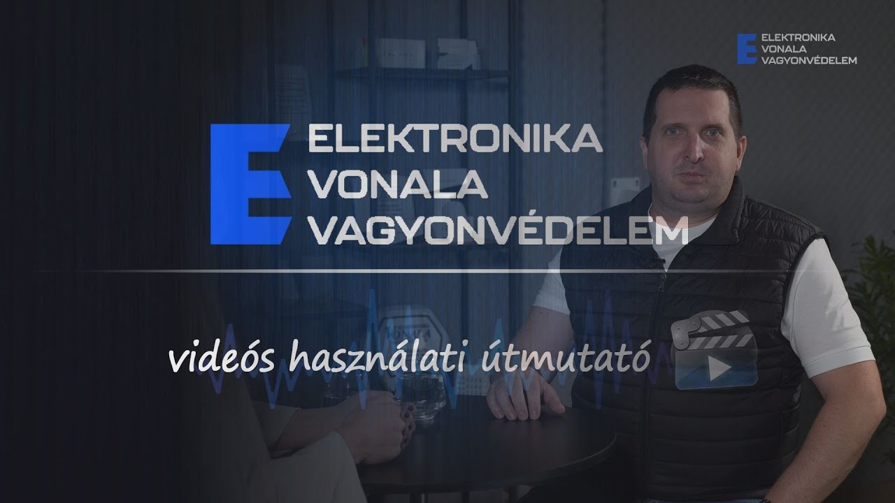 Ajtócsengő funkció használata Paradox EVO riasztóközponton szöveges kezelőegységgel.