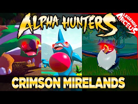 Every Alpha Pokemon in Crimson Mirelands - Pokemon Legends Arceus