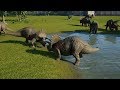 Triceratops VS Triceratops - Jurassic World Evolution
