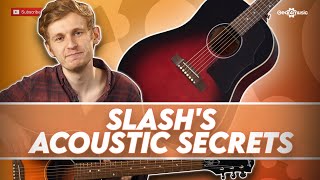 Video thumbnail for Slash’s Acoustic Secrets - The 'Gibson inspired' Epiphone signature J-45 by Gear4music Guitars