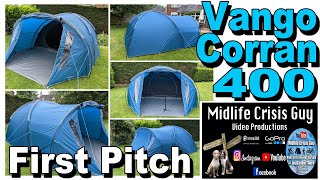 Vango Carron 400 Tent 4 man tent first ever pitch