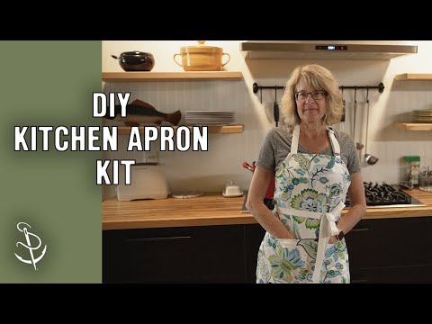Make your own kitchen apron: Easy DIY tutorial