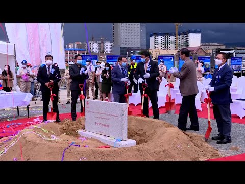 GLOBALink | Groundbreaking ceremony for China-funded residential project held in Mongolia