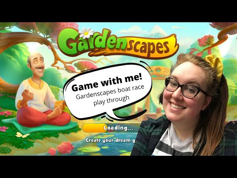 Gardenscapes Boat Race Playthrough!!
