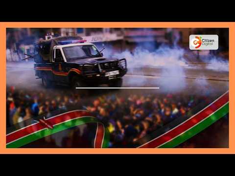 Police fire teargas to disperse traders and locals in Busia, a day after two youths were shot dead.