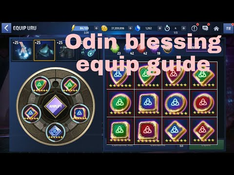 Odin blessing set up Guide - Marvel future fight